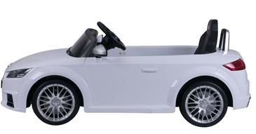 Audi TTS Roadster Hvid ELBil til børn 12V m/2.4G Fjernbetjening-2