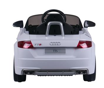 Audi TTS Roadster Hvid ELBil til børn 12V m/2.4G Fjernbetjening-4