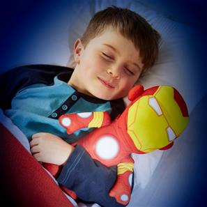 Avengers Iron Man Godnat Bamse med lys-2