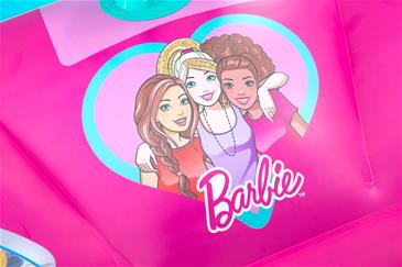 Barbie Sportsbil boldebassin med 25 bolde-6