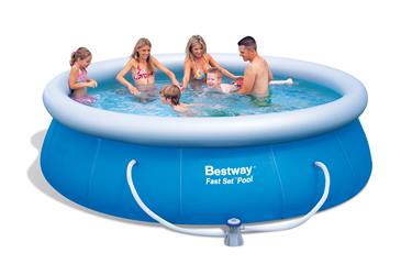 Bestway Fast Set Pool 366x91cm m/filter pumpe