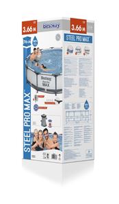  Bestway Steel Pro MAX Frame Pool 366 x  76cm m/filter pumpe -6
