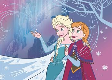 Disney Frost Anna og Elsa Let It Go Tæppe til børn 05 - 95 x 133 cm