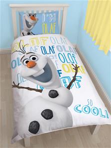 Disney Frost / Frozen Olaf 2 i 1 Sengetøj v2