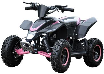 EL  Mini ATV 1000W m/fart begrænser+lys 36V14AH Pink
