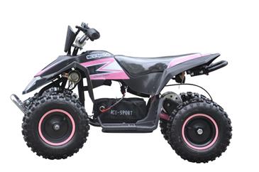 EL  Mini ATV 1000W m/fart begrænser+lys 36V14AH Pink-2