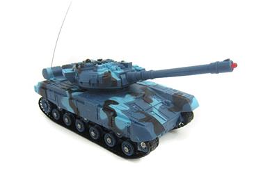 Fjernstyret IR 40MHz Battle Tank, Blå