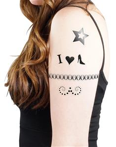 Lena tatoveringer 'Star' til børn-5