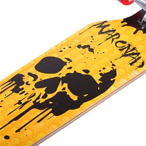 Longboard 41 ''DROP TROUGH RACE'' Streetsurfer Skateboard DRIPPING SCULL-4