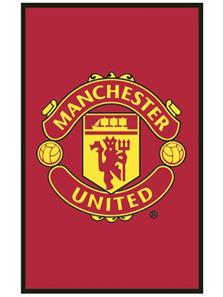 Manchester United Crest Gulvtæppe 80 x 50