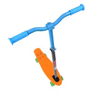  Maronad Retro Minicruiser Skateboard + Maronad Stick Orange/Blå