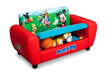 Mickey Mouse Polstret Sofa til 2 børn