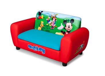 Mickey Mouse Polstret Sofa til 2 børn-3