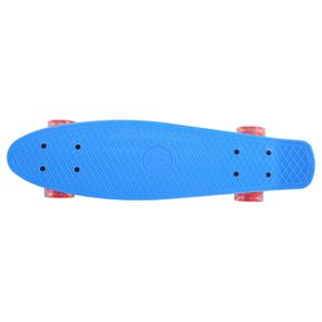 Maronad Retro Minicruiser Skateboard m/LED Lys og ABEC7, Blå-2