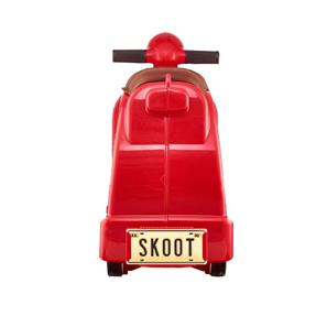 Skoot 2-i-1 Trolley Kuffert og køretøj med hjul til børn, Rød-6