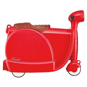 Skoot 2-i-1 Trolley Kuffert og køretøj med hjul til børn, Rød-7