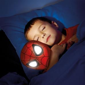 Spiderman Godnat Bamse med lys