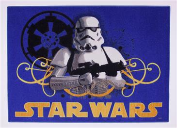 Star Wars Stormtrooper gulvtæppe til børn 133x95