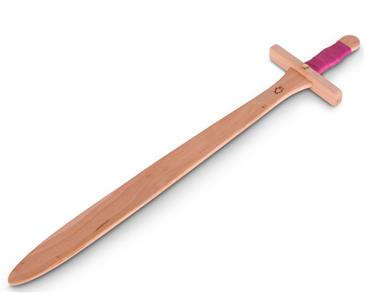 Træ prinsesse sværd 56 cm, birk