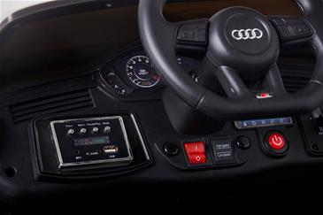 Audi S5 Cabriolet Sort Elbil til Børn 12V m/2.4G fjernbetjening, Gummihjul-6