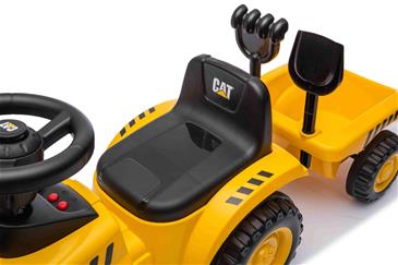 CAT Caterpillar Gå-Traktor med Trailer og værktøj-6