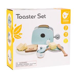 Classic World Toaster sæt med tilbehør - Træ legetøj-6