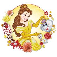 Diamond Dotz Disney Prinsesse Belle 40 x 40 cm