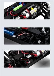 Guokai MonsterTruck 1:16 4WD Fjernstyret 2.4Ghz 35km/t Lilla-5