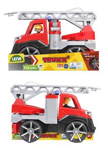 Lena TRUXX2 Brandbil med vandsprøjt og gummibelagte dæk-2