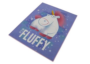 Minions Fluffy Unicorns De Luxe gulvtæppe til børn 95x125-4