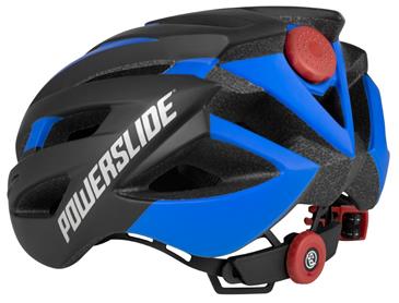 Powerslide Race Attack Blue Hjelm med LED Lys-4