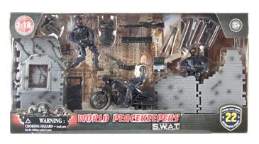 S.W.A.T. Action Figur 3-bigpack Type C 1:18 -2