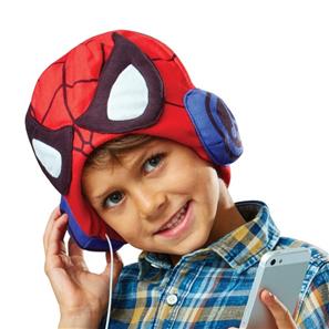  Spiderman hue med hovedtelefoner til børn-3