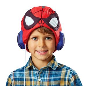  Spiderman hue med hovedtelefoner til børn-4