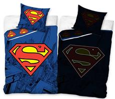 Superman Sengetøj 140 x 200, 100 procent bomuld