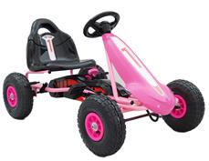 Top Racer GoKart til børn, Pink (3-7 år)