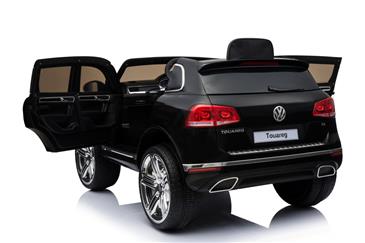 VW Touareg til børn 12v m/Gummihjul + Lædersæde + 2.4G + 10AH-7