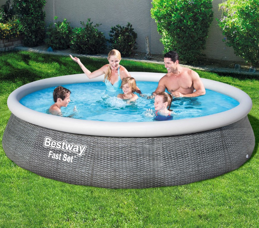 Billede af Bestway Fast Set Pool Sæt 396 x 84 cm m/pumpe