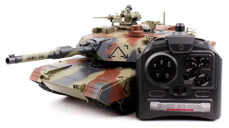 CHAR DE COMBAT principal américain M1A2 Abrams à l'échelle 1:48 modèle