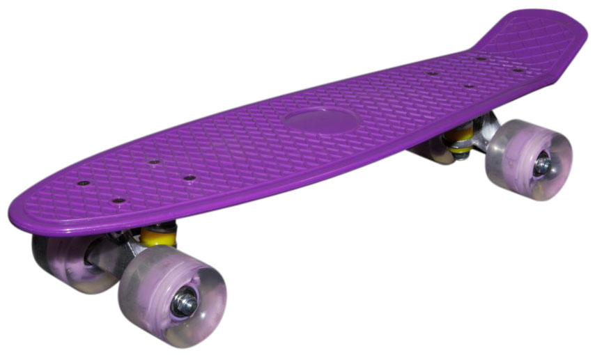 Se MCU-Sport LED Lilla Skateboard m/LED Lys + ABEC7 hos MM Action