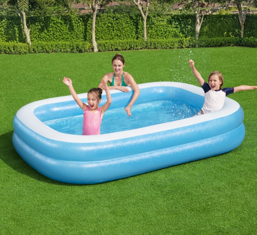 Billede af Badebassin Family Pool 262x175x51 cm hos MM Action