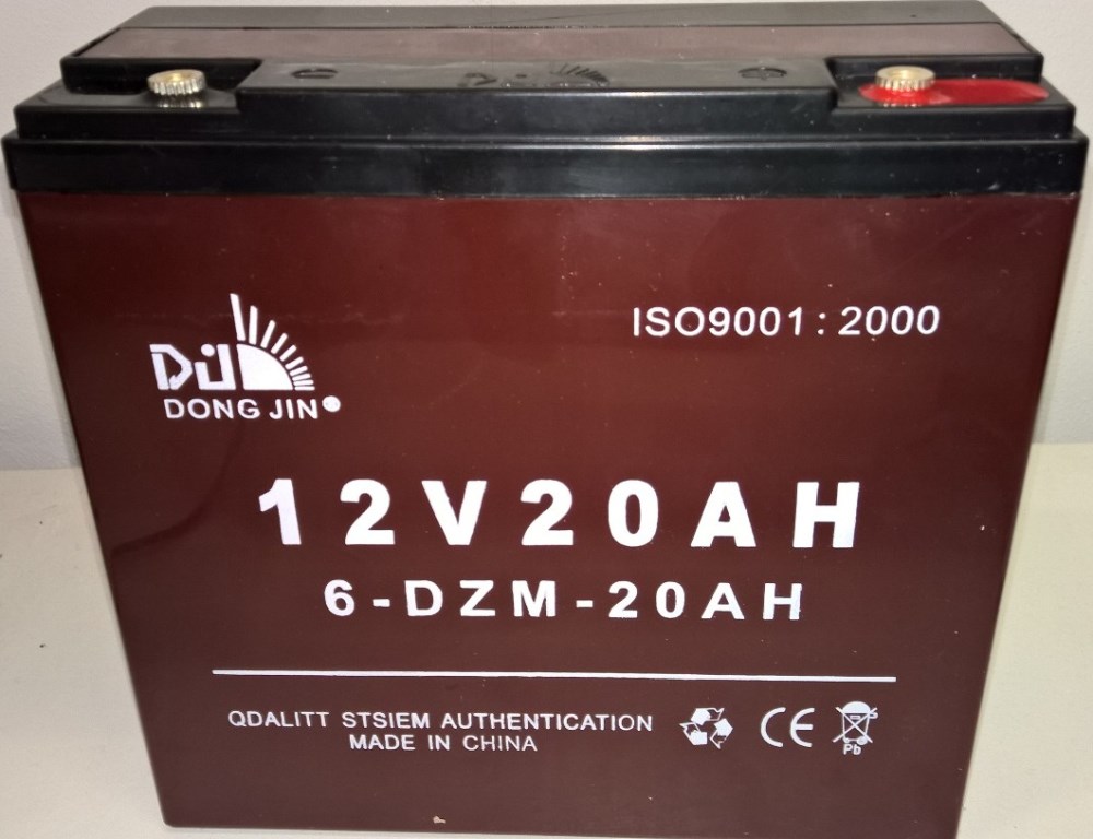 Gel batteri 36V 20Ah 6-DZM-20 för elfordon