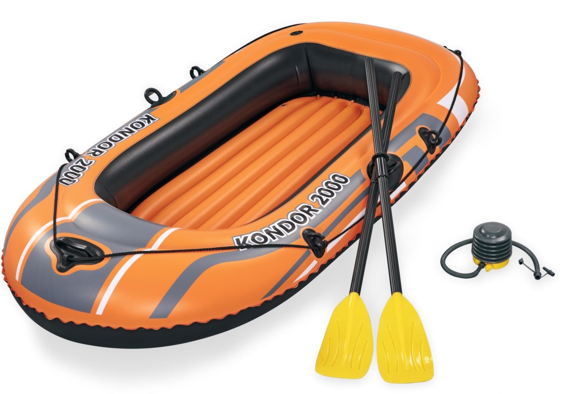 Bestway Hydro Force Kondor 2000 Gummibåd m/årer+pumpe 188 x 98 cm