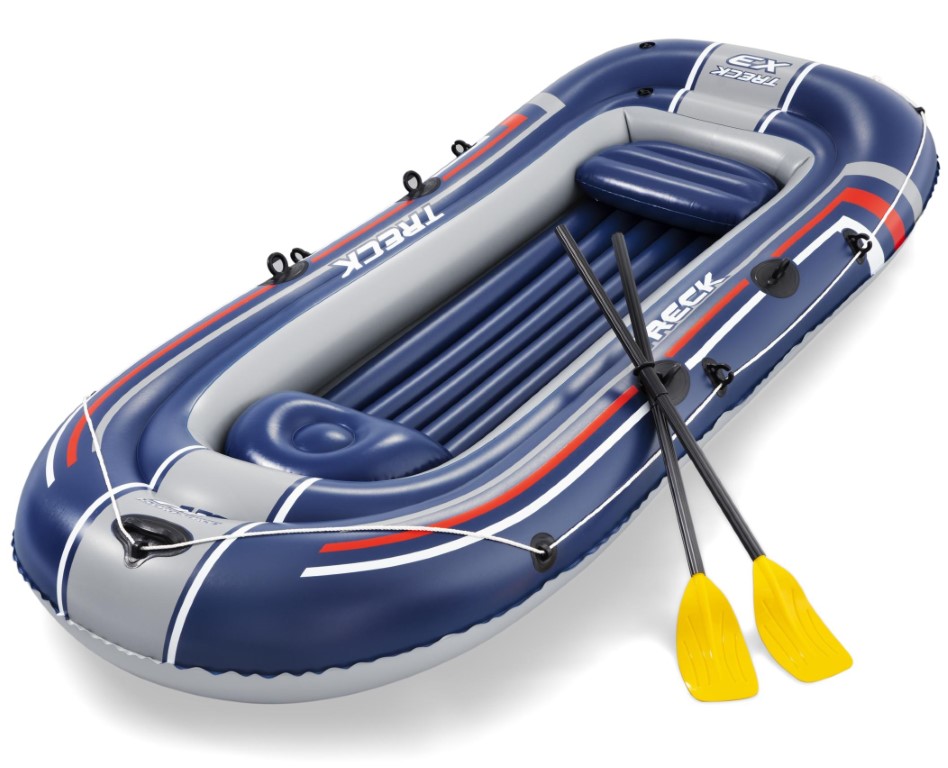 Se Bestway Hydro-Force oppustelig båd Treck X3 307x126 cm hos MM Action