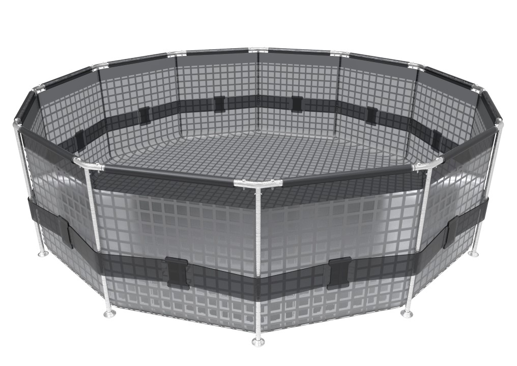 pool rattan frame