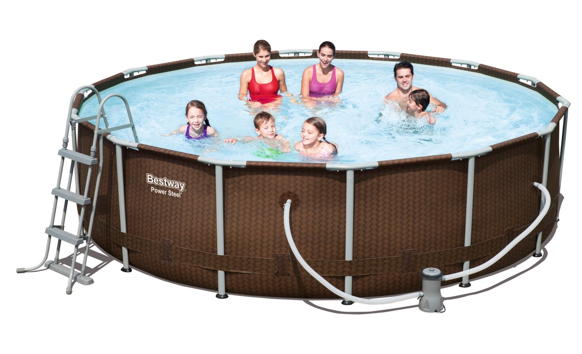 pool rattan frame