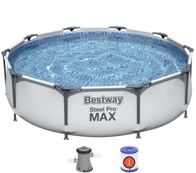 Billede af Bestway Steel Pro MAX Frame Pool 305 x 76cm m/filter pumpe