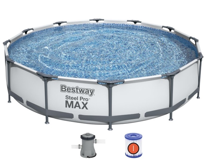 Billede af Bestway Steel Pro MAX Frame Pool 366 x 76cm m/filter pumpe