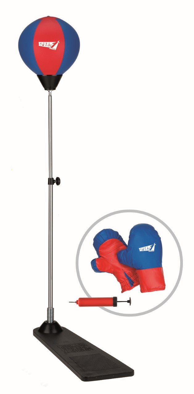 Se Sport1 Boksebold 90-125cm + Boksehandsker hos MM Action