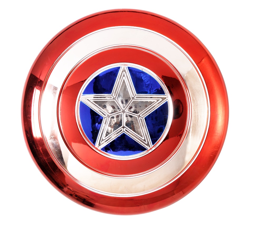 Se Captain America METALLIC Skjold til børn hos MM Action